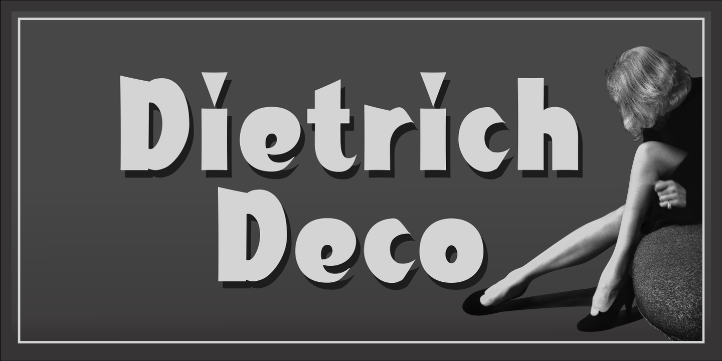 Czcionka Dietrich Deco